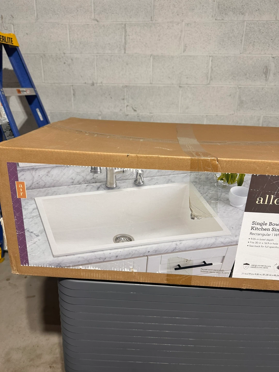 Allen + Roth Single Bowl Granite Kitchen Sink - photo 2