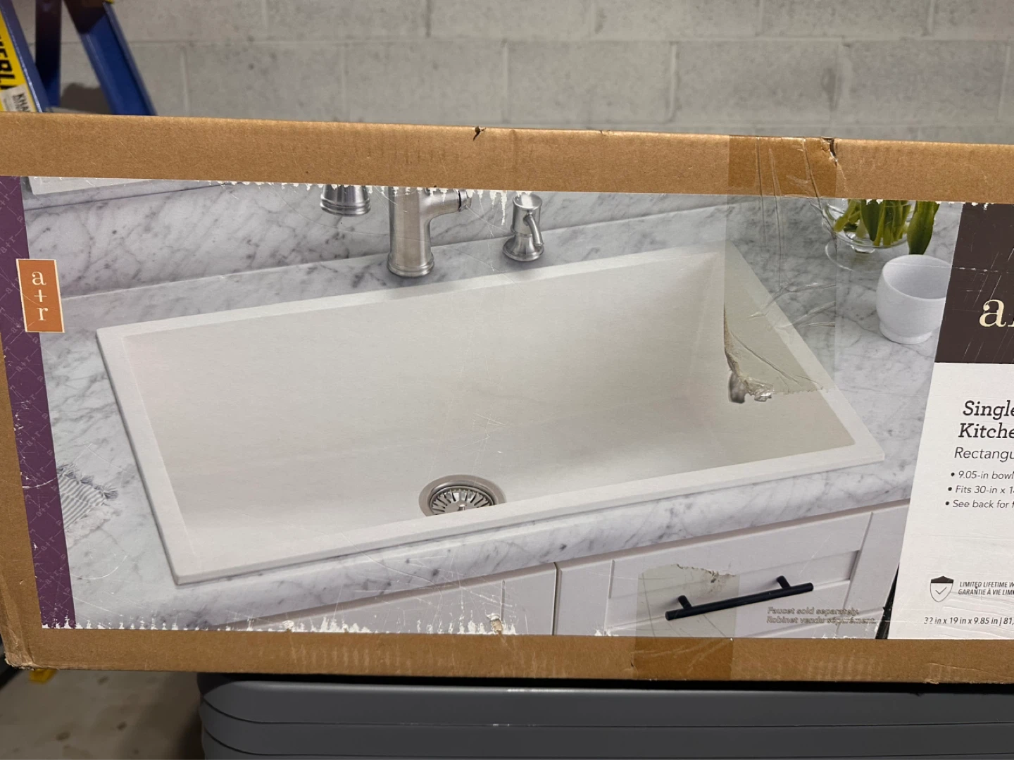Allen + Roth Single Bowl Granite Kitchen Sink - photo 4
