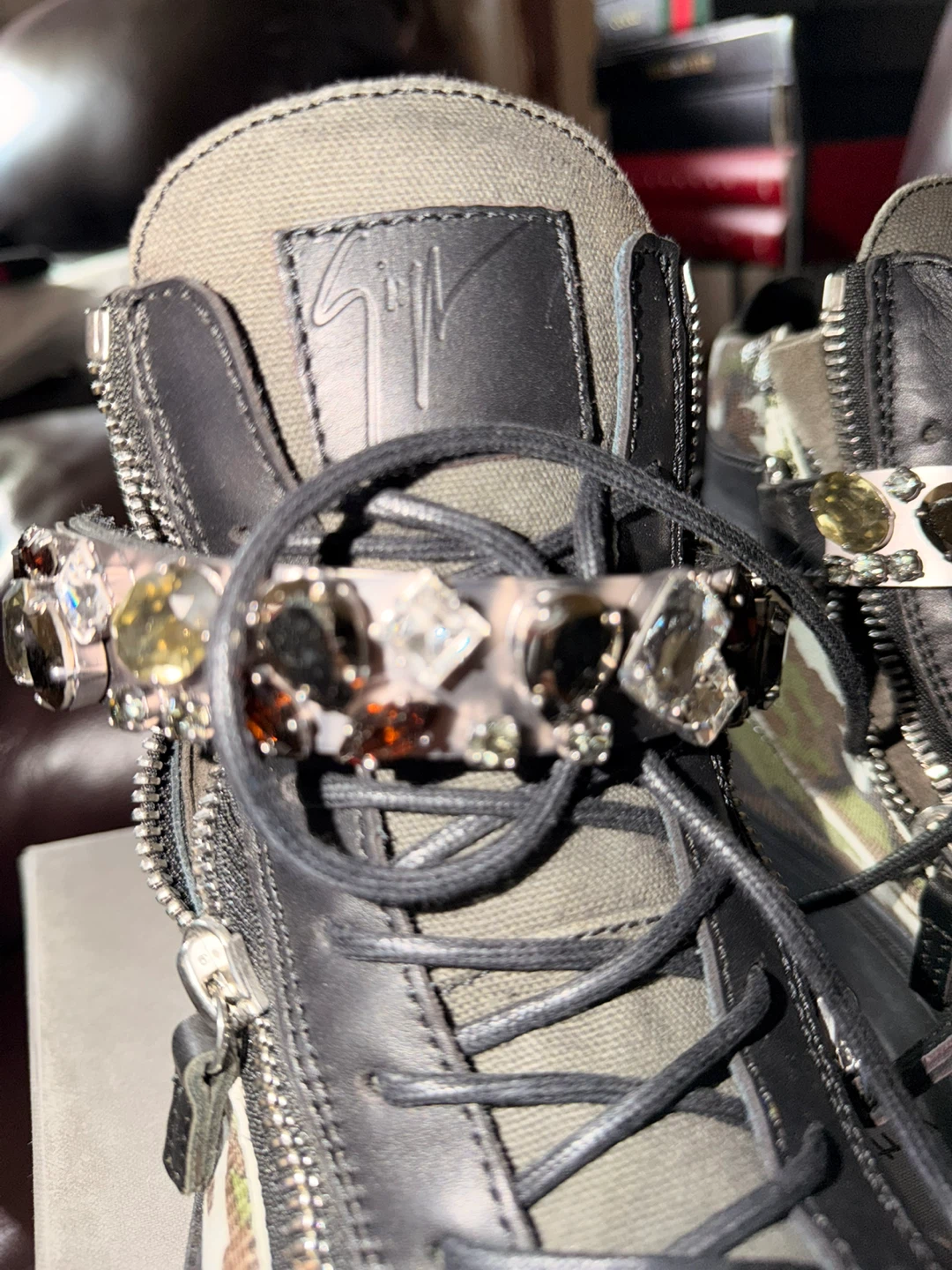 Giuseppe Zanotti Design High-Top Sneakers Size 11 - photo 4