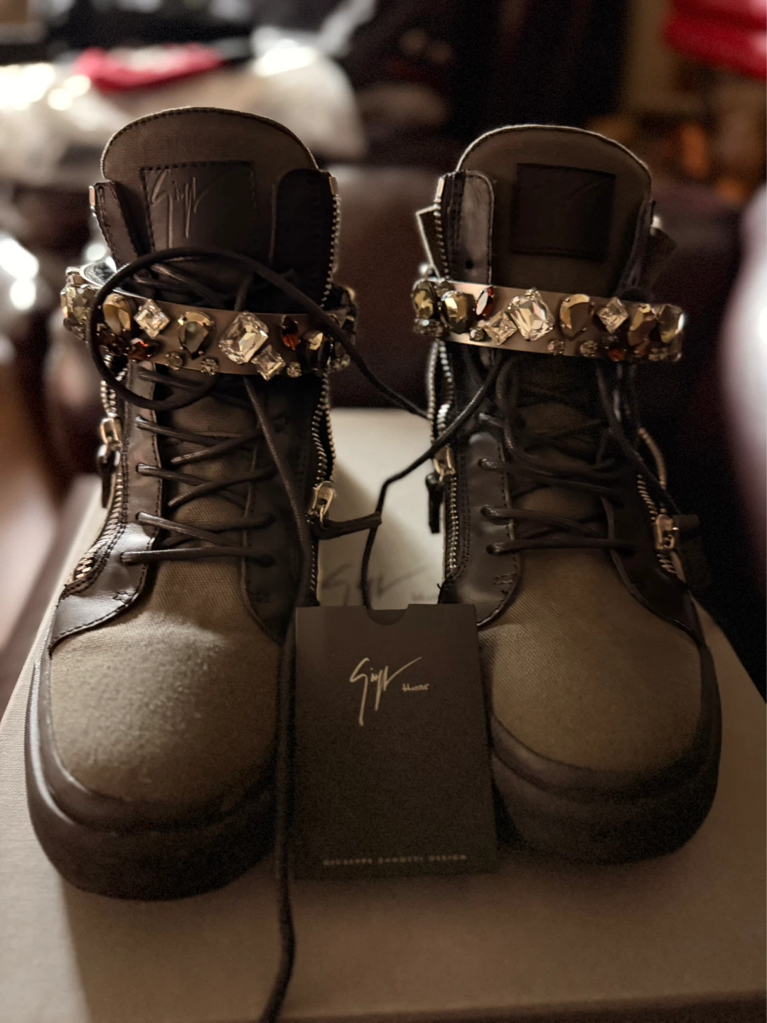 Giuseppe Zanotti Design High-Top Sneakers Size 11
