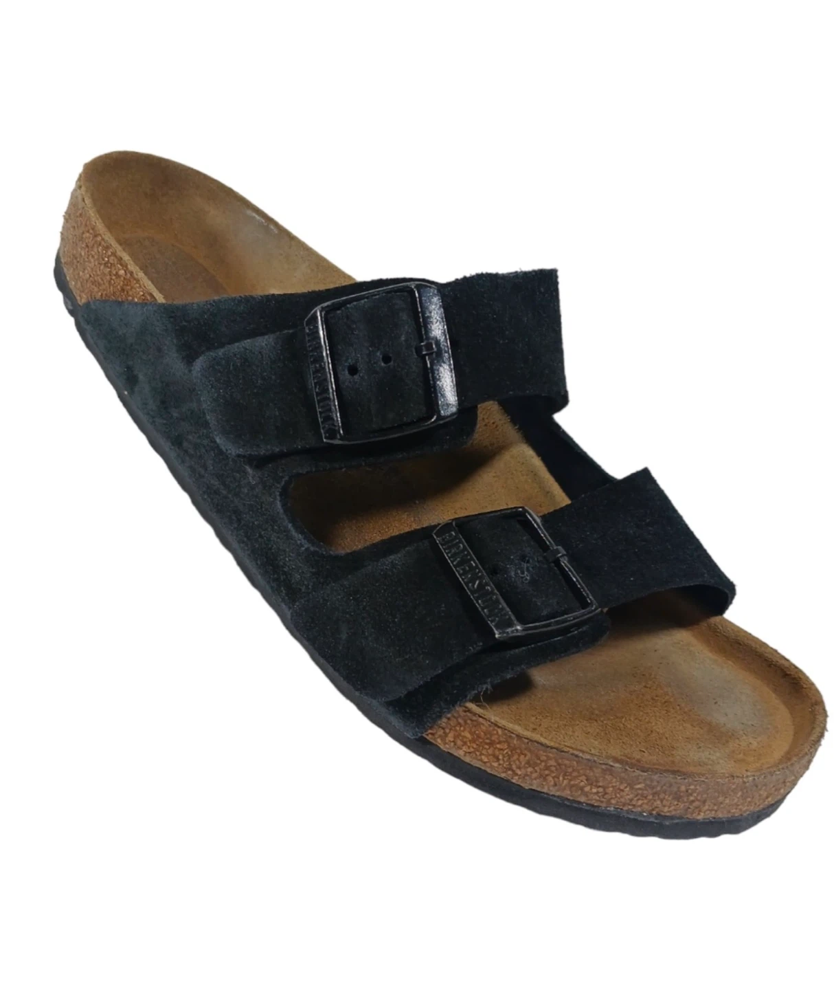Birkenstock Black Suede Sandals