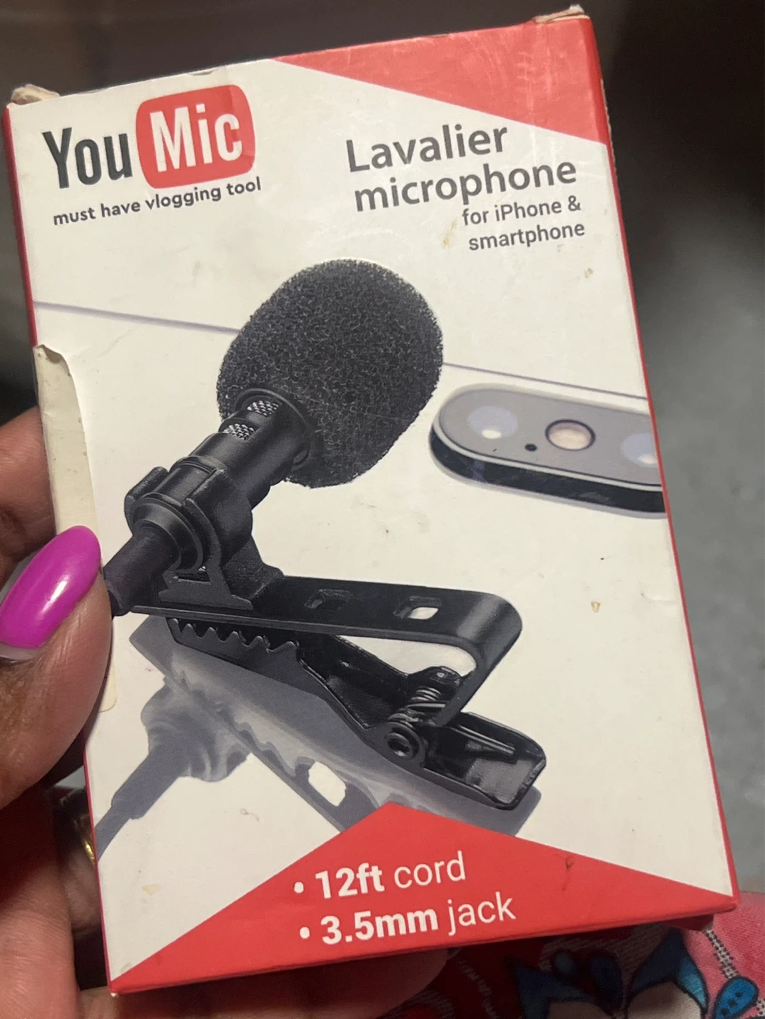 You Mic Lavalier Microphone for iPhone & Smartphone