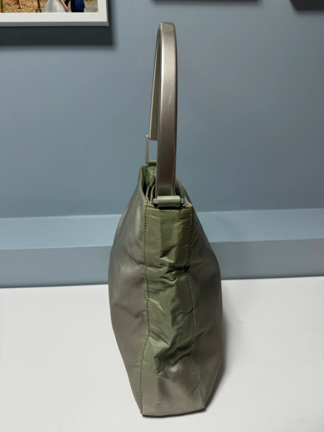 Prada Tessuto Metall Hobo Bag - photo 2