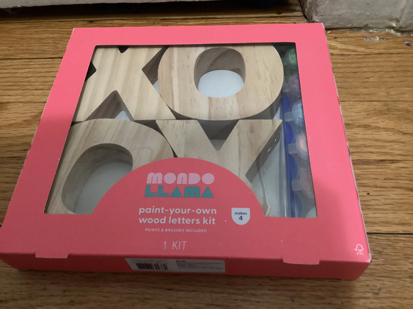 ⚽️Mondo Llama Paint-Your-Own Wood Letters Kit
