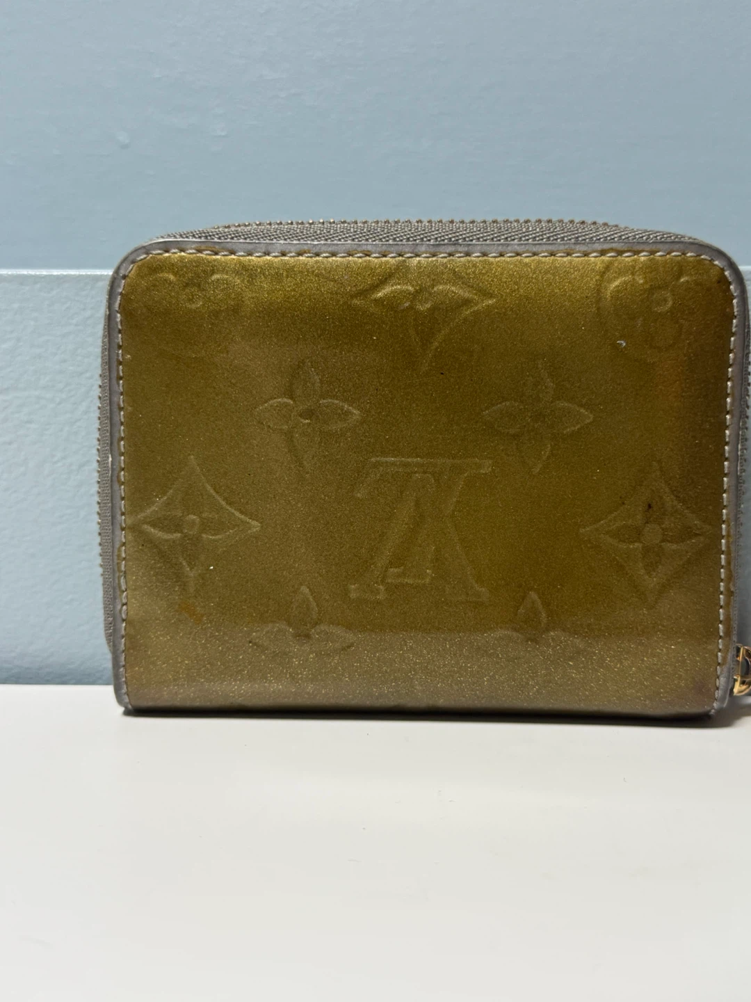 Louis Vuitton Monogram Vernis Zippy Coin Purse Authentic - photo 2