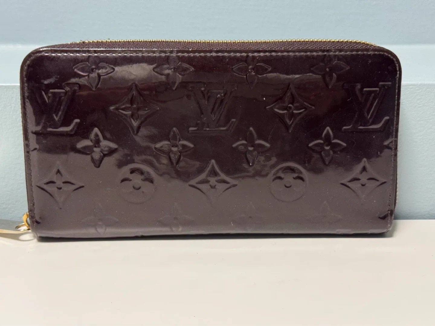 Louis Vuitton Monogram Vernis Zippy Wallet Authentic - photo 2