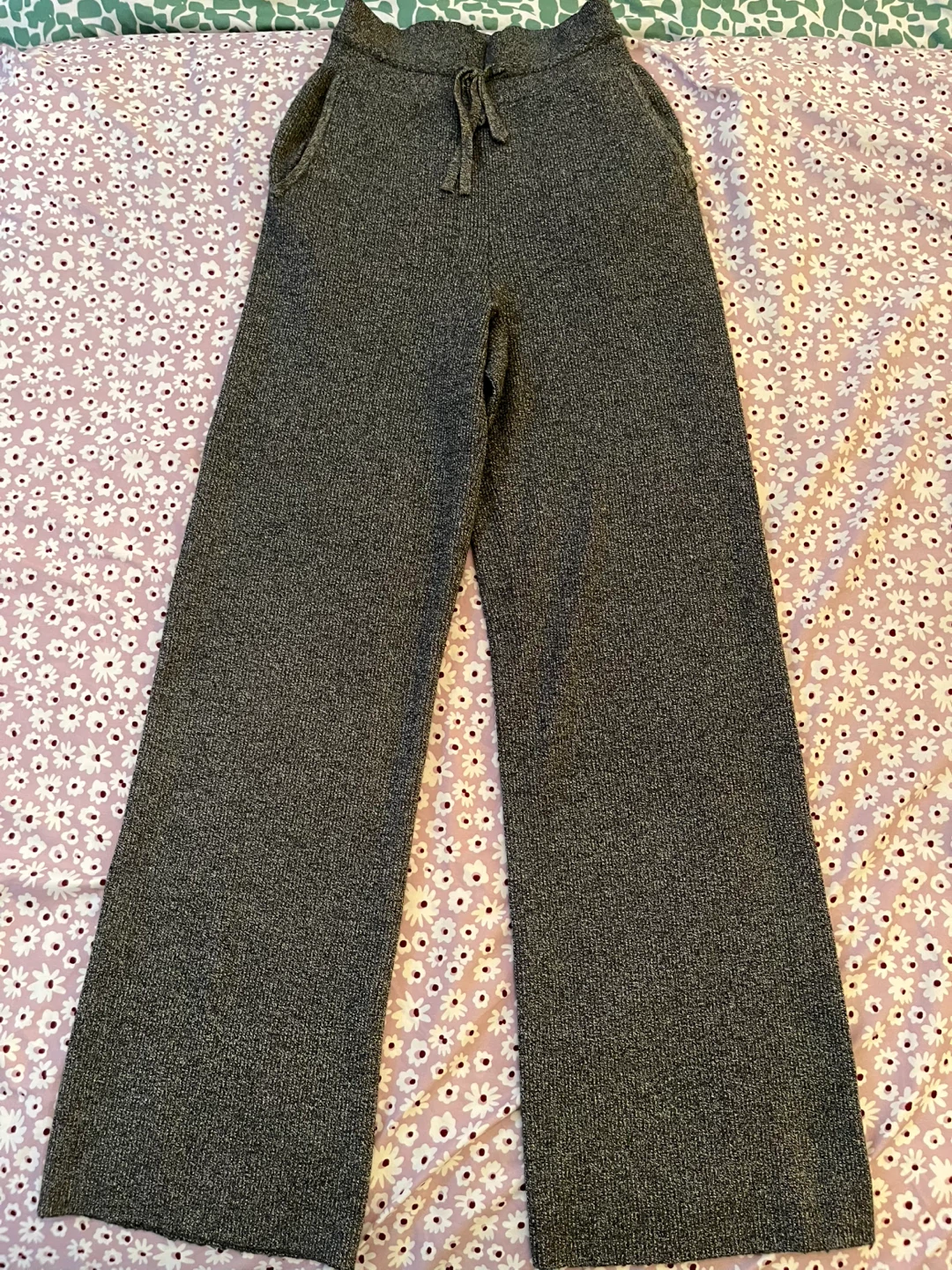 Grey Knit Pants and Sweater Set - photo 2