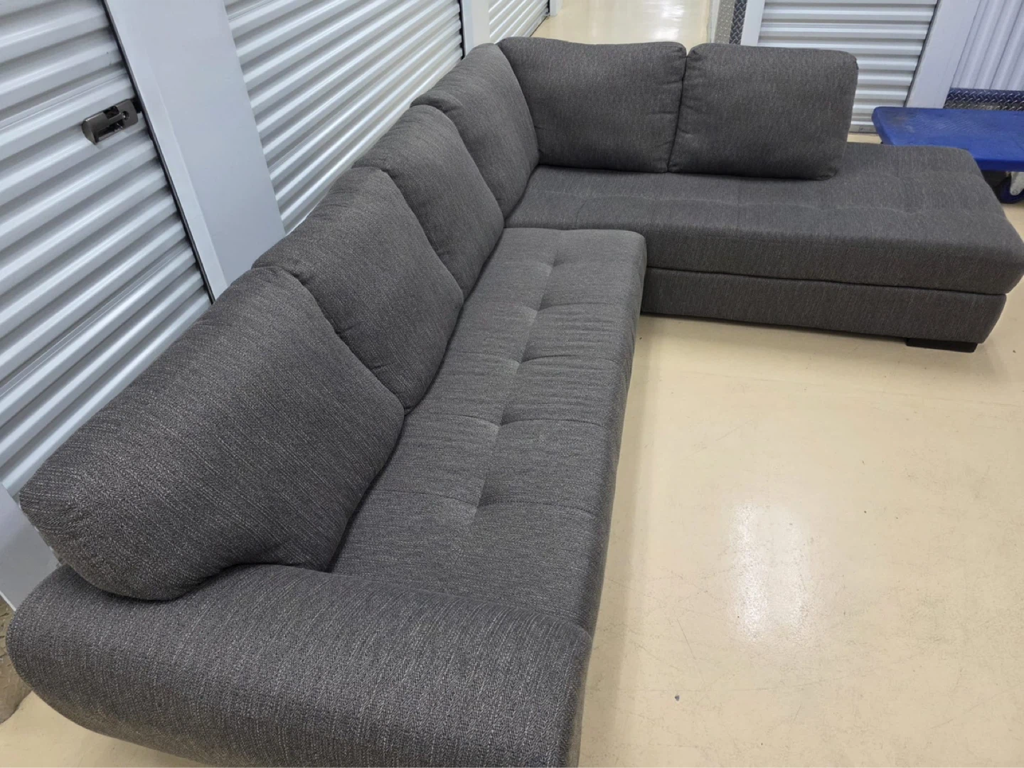 Grey Sectional Sofa - photo 3