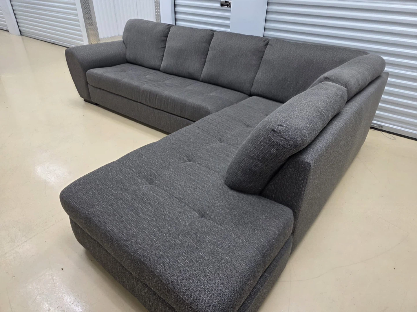 Grey Sectional Sofa - photo 2