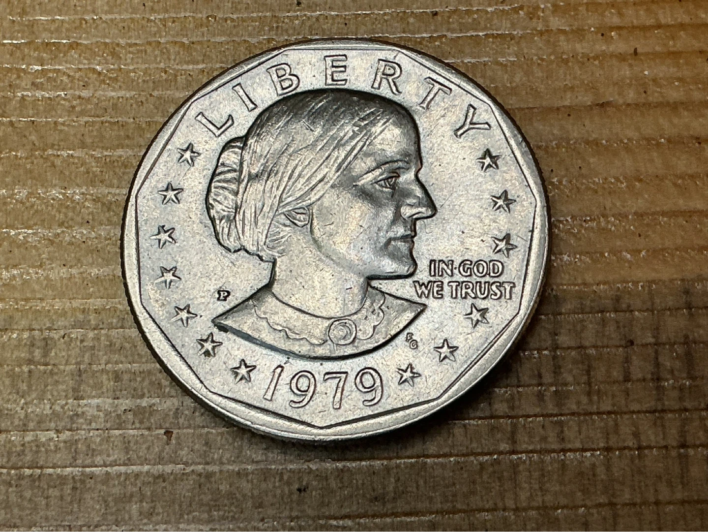 Rare 1979 U.S.A. P Susan B. Anthony Dollar Coin