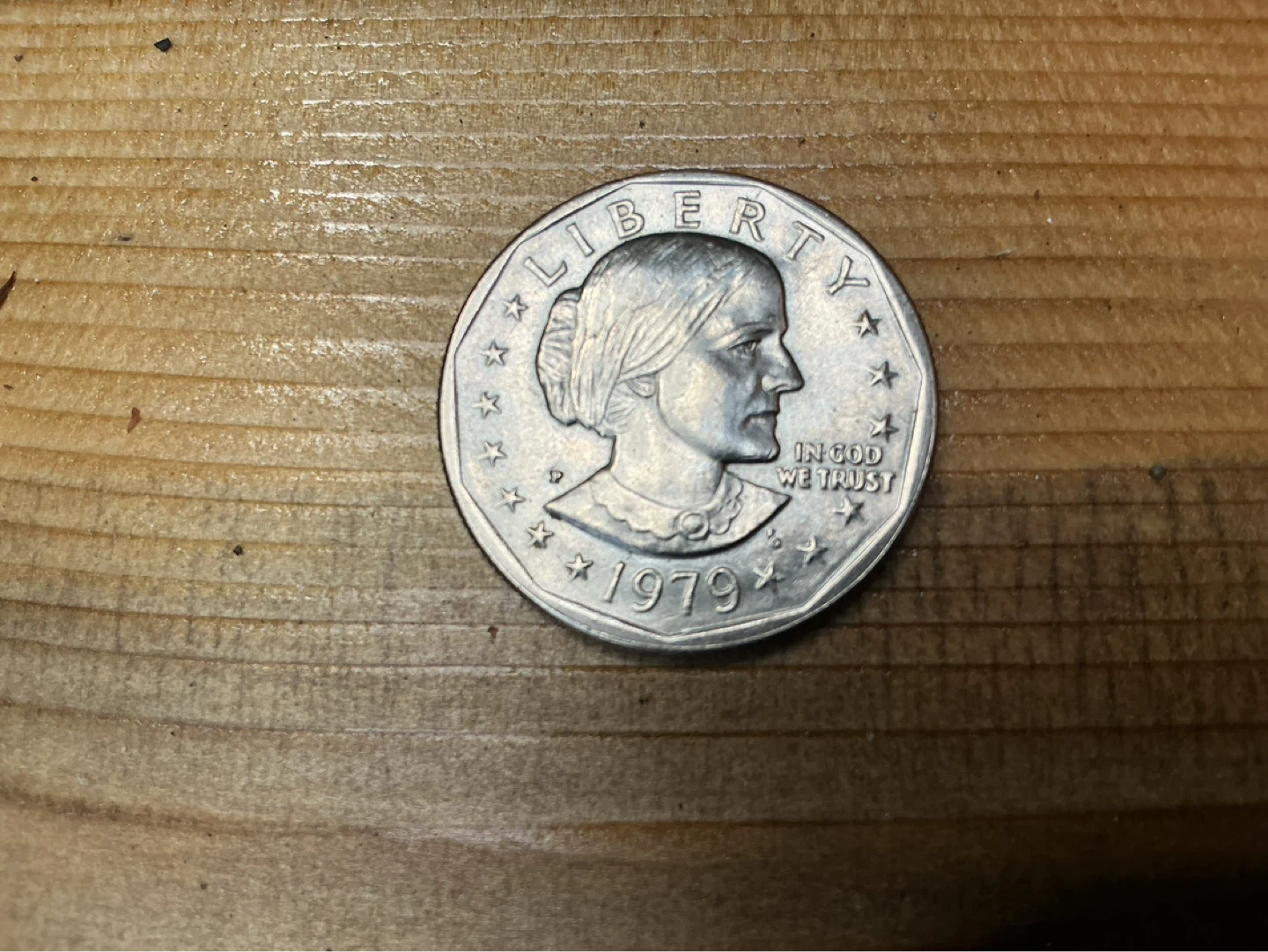 Rare 1979 U.S.A. P Susan B. Anthony Dollar Coin - photo 2