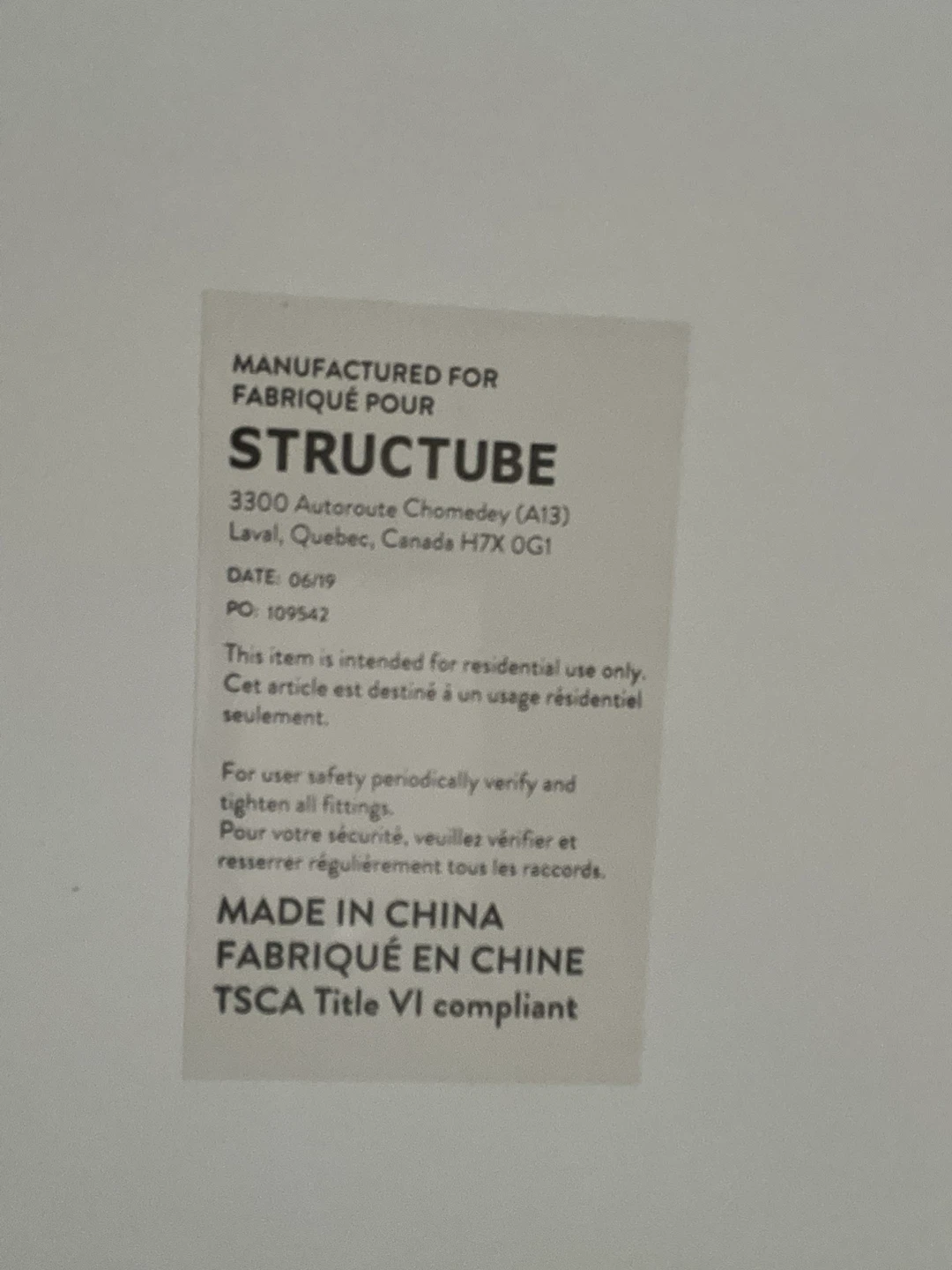 Structube Encore Desk White - photo 3