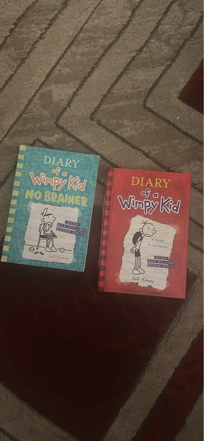 Diary of a Wimpy Kid Books - No Brainer and First Book