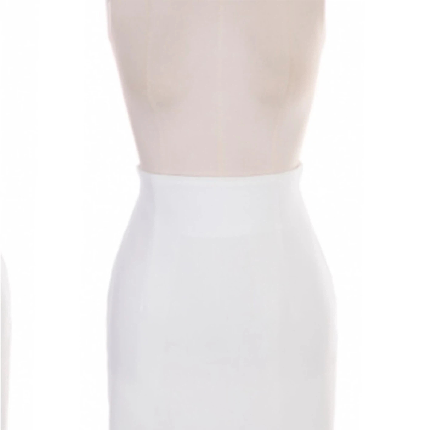 Elegant White Slimming Pencil Skirt - photo 2