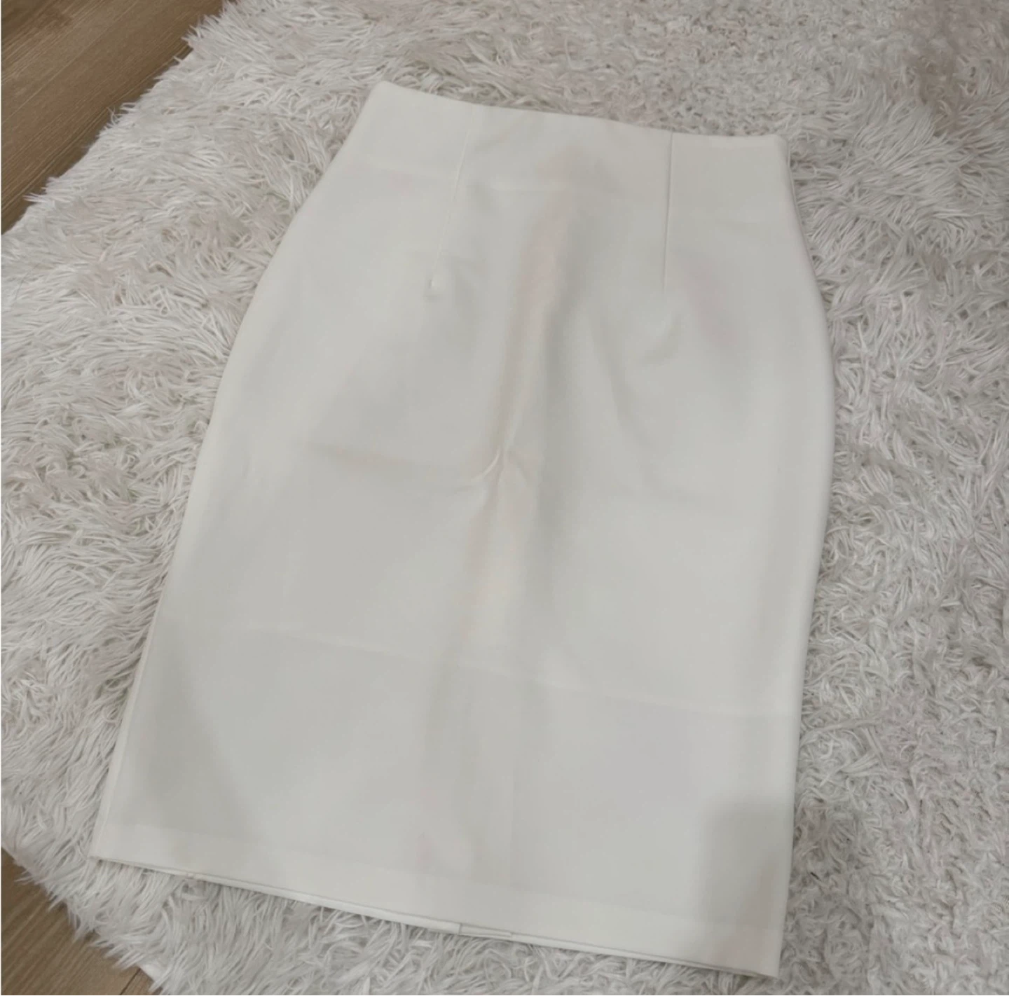 Elegant White Slimming Pencil Skirt - photo 3