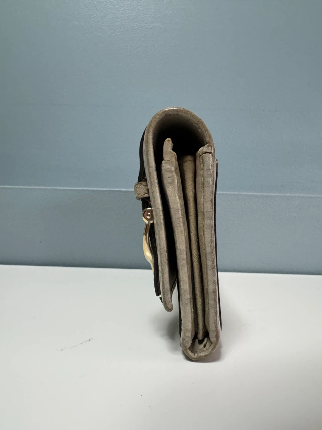 Gucci Monogram Beige Wallet with Belt Authentic - photo 3