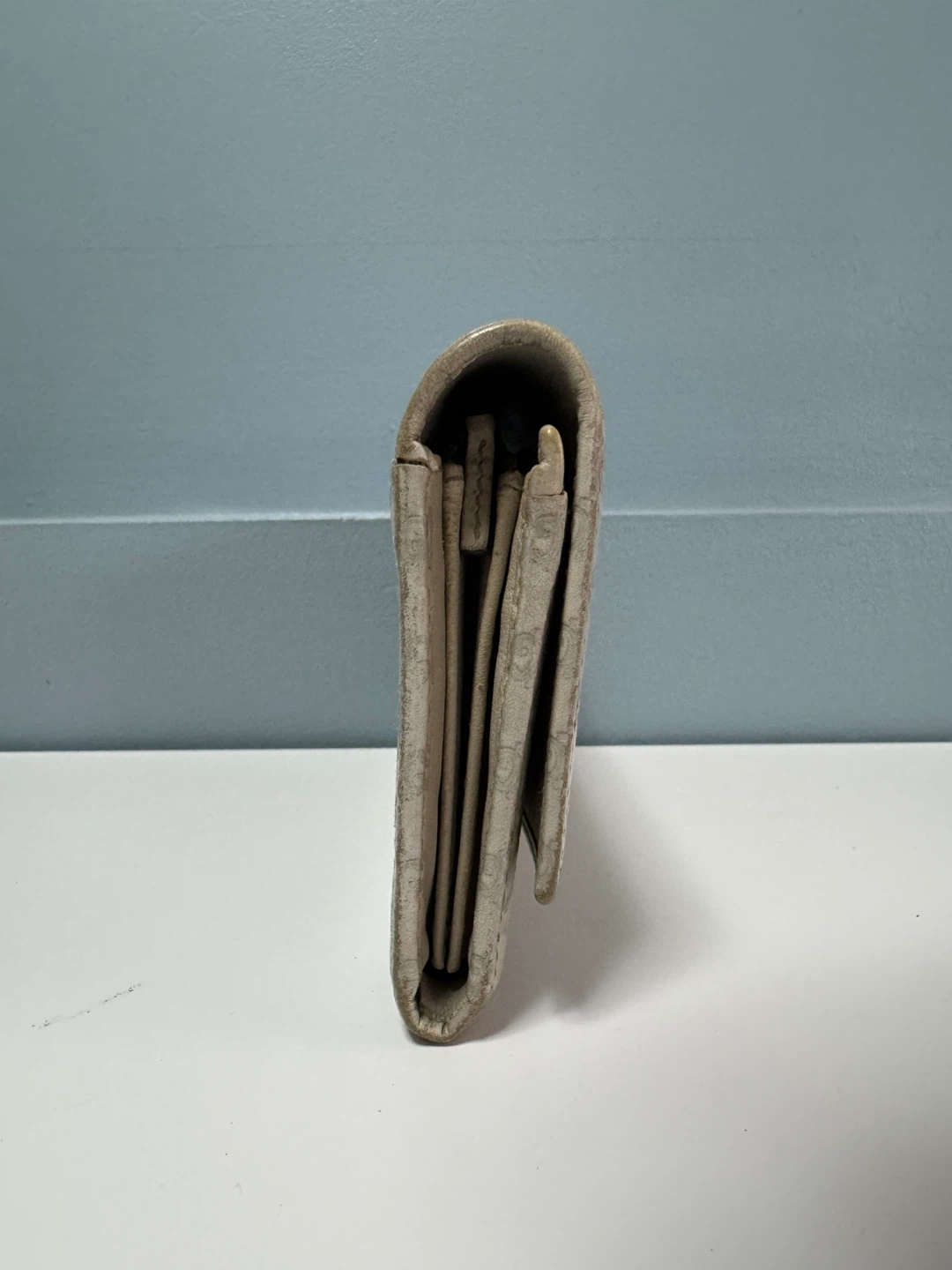 Gucci Monogram Beige Wallet with Belt Authentic - photo 4