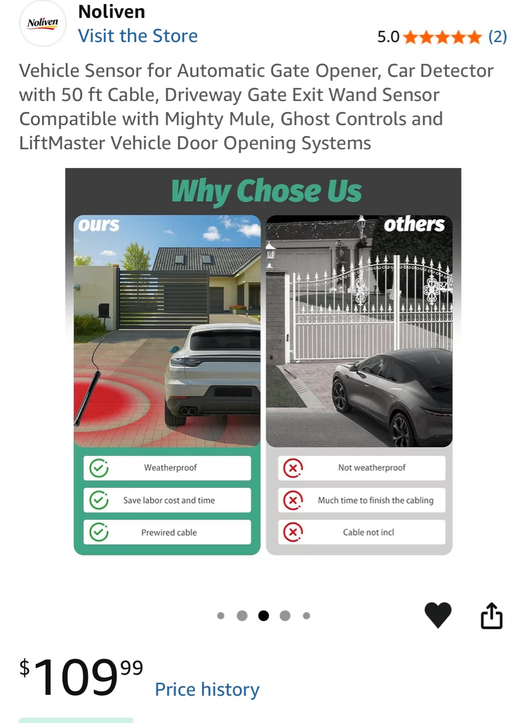 Noliven Vehicle Sensor for Automatic Gate Opener ⚽️ - photo 3