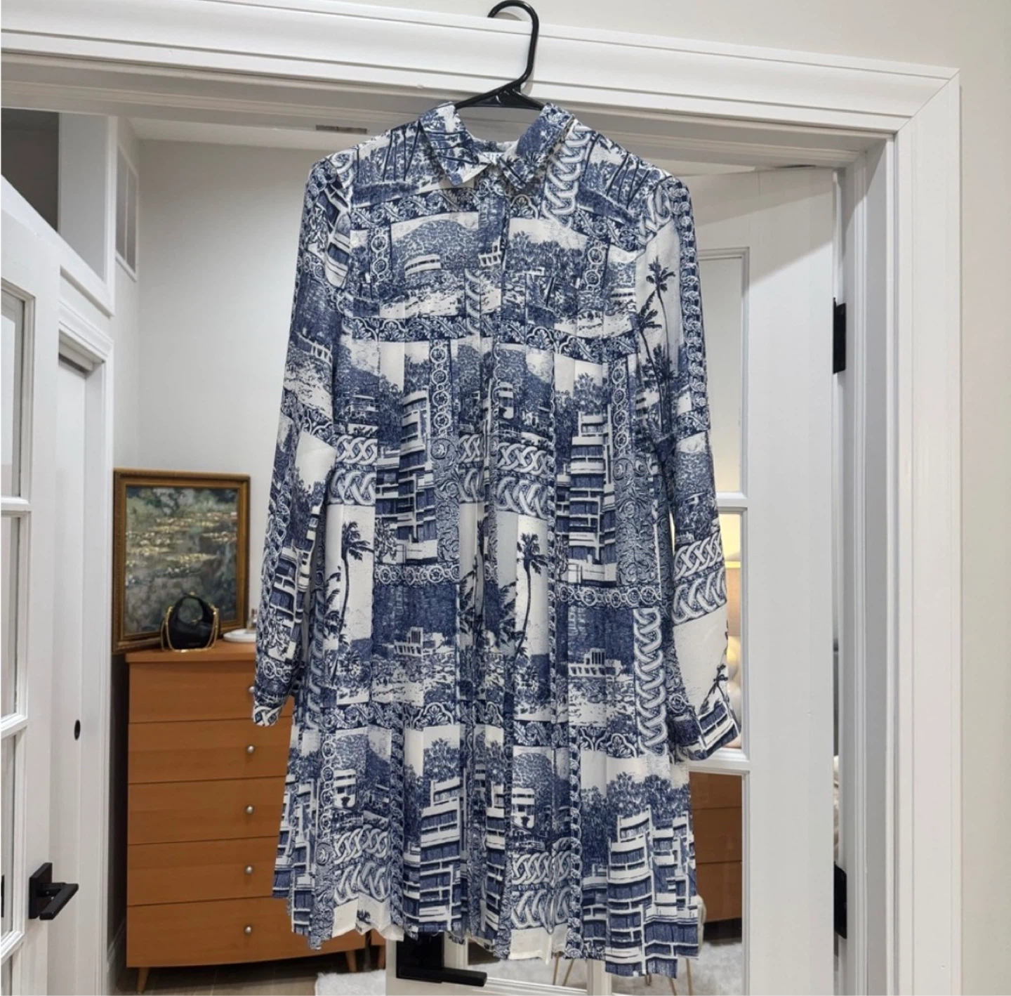 Claudie Pierlot Paris Toile de Jouy Dress FR 36