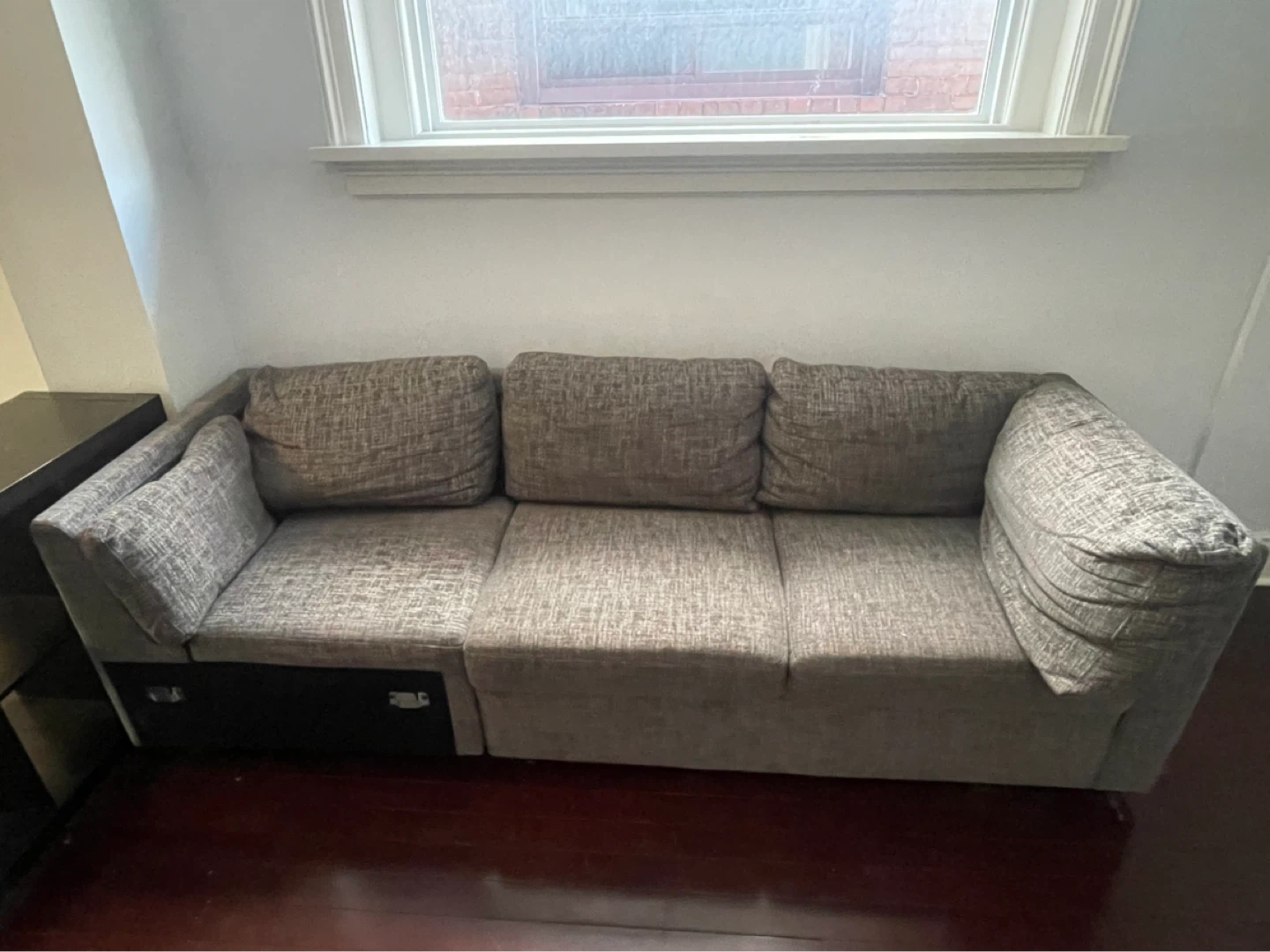 Modular Sectional Sofa with Pull-Out Sleeper Bed