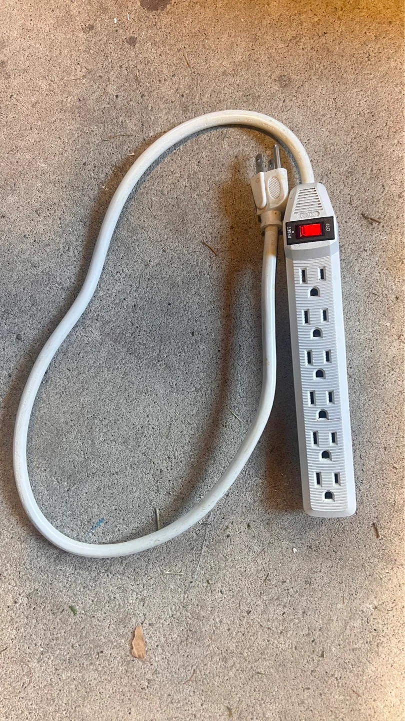 Power Strip Extension with 6 Outlets