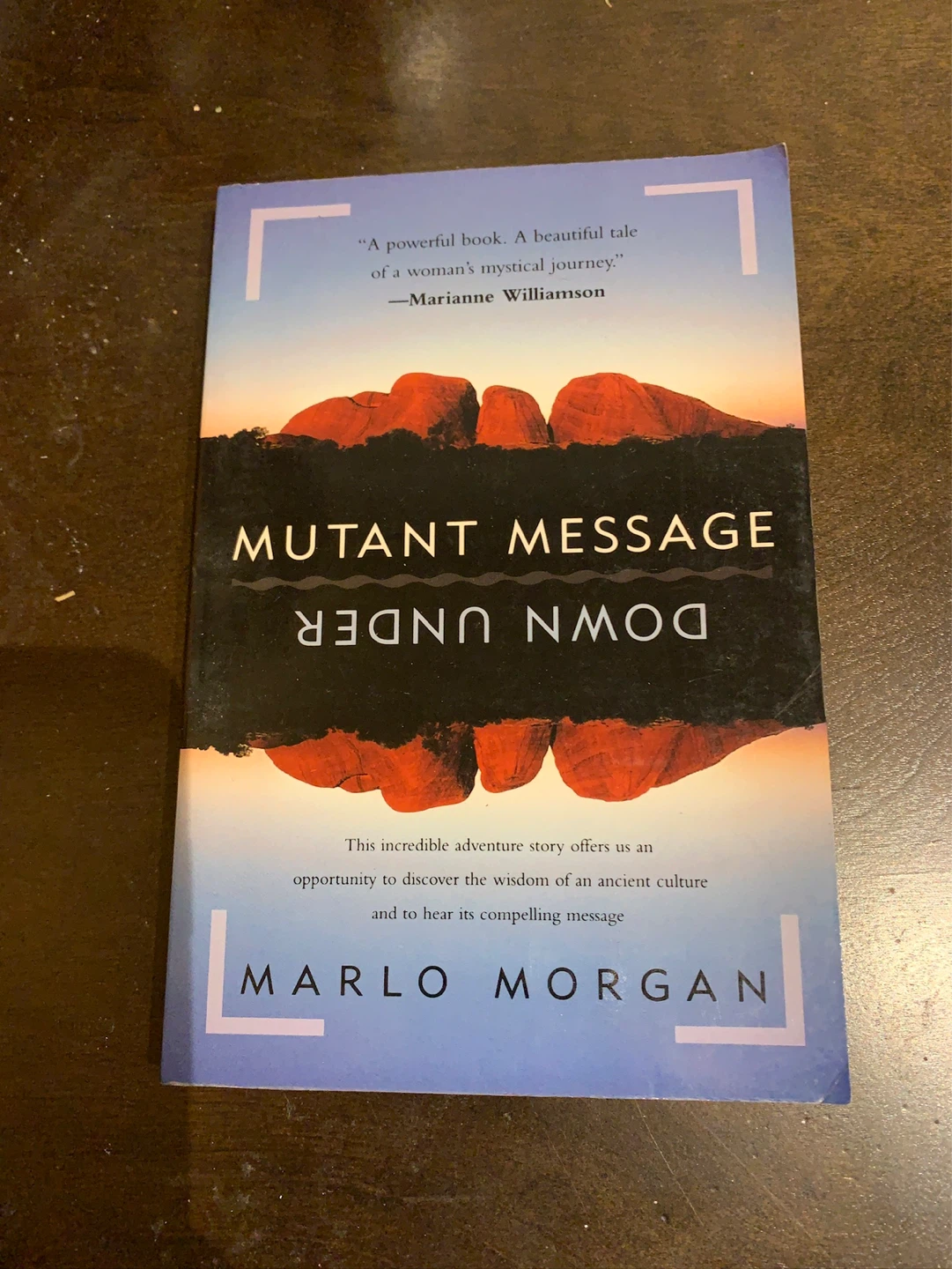 Mutant Message Down Under by Marlo Morgan Book ⚽️