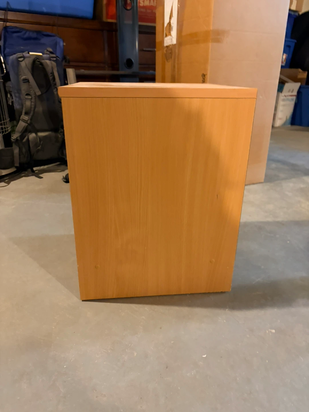 Wooden Nightstand with Drawer - photo 2