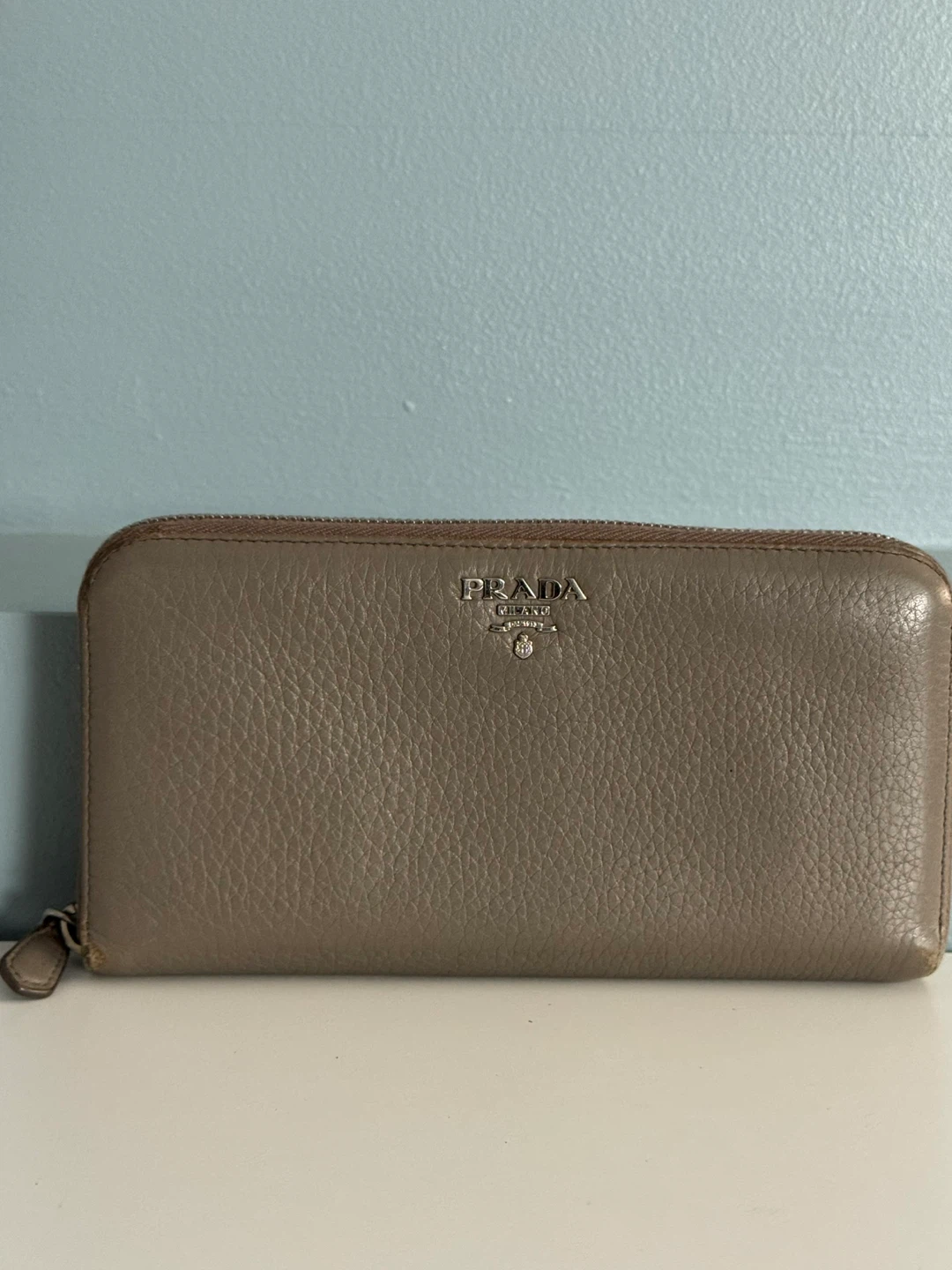 Prada Zip Around Wallet Authentic