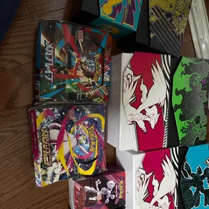 Pokemon Trading Card Game Booster Boxes and Binders