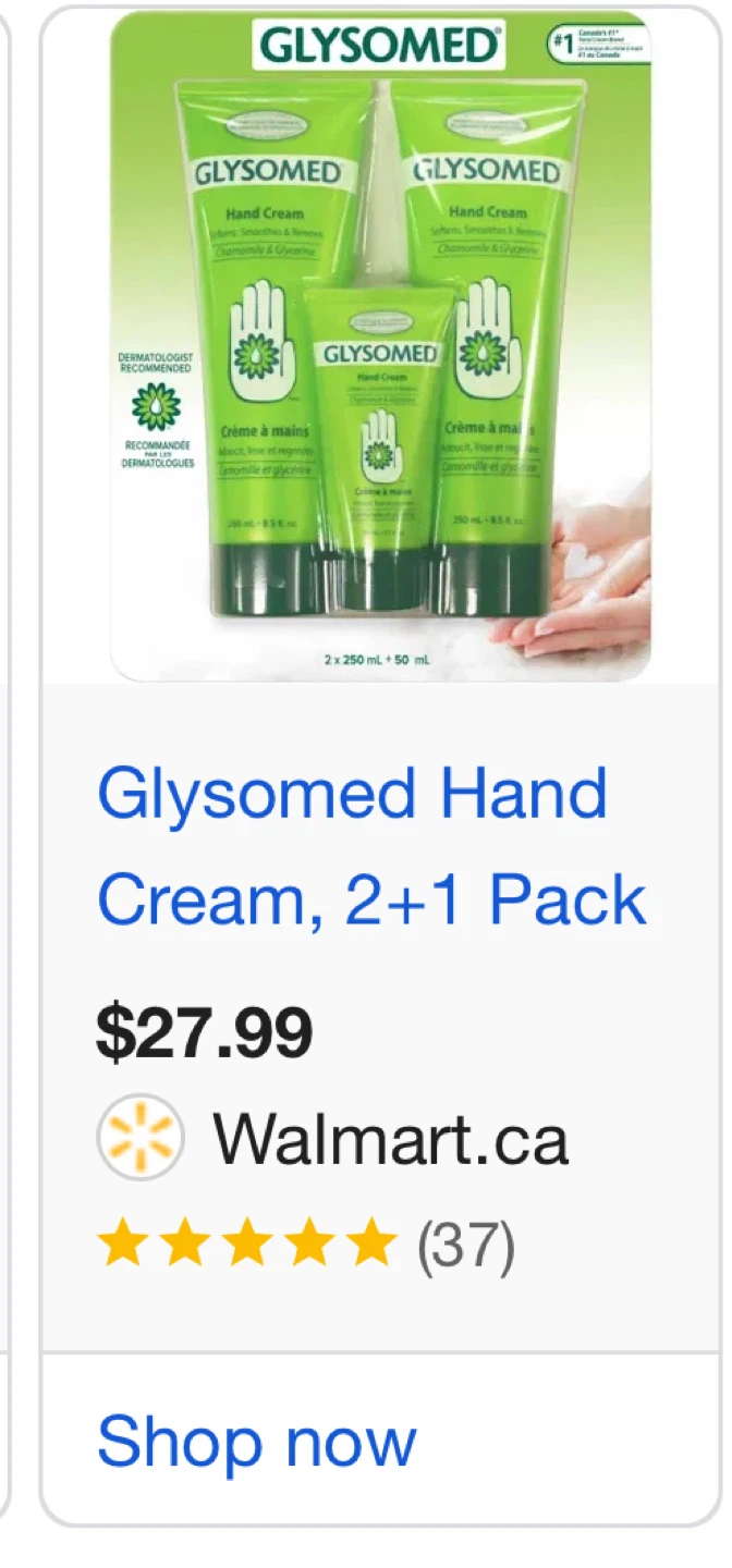 Glysomed Hand Cream 2+1 Pack