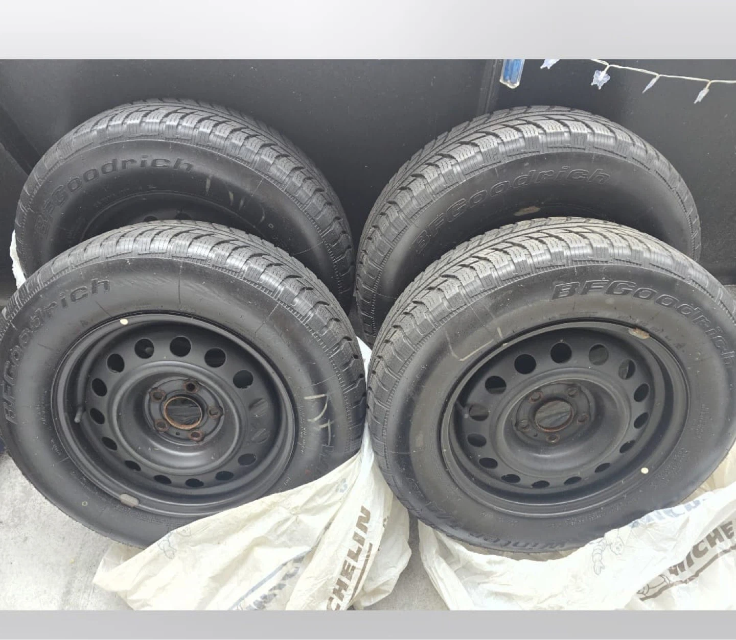 Set of 4 BFGoodrich new  winter Tires 215/70/R16