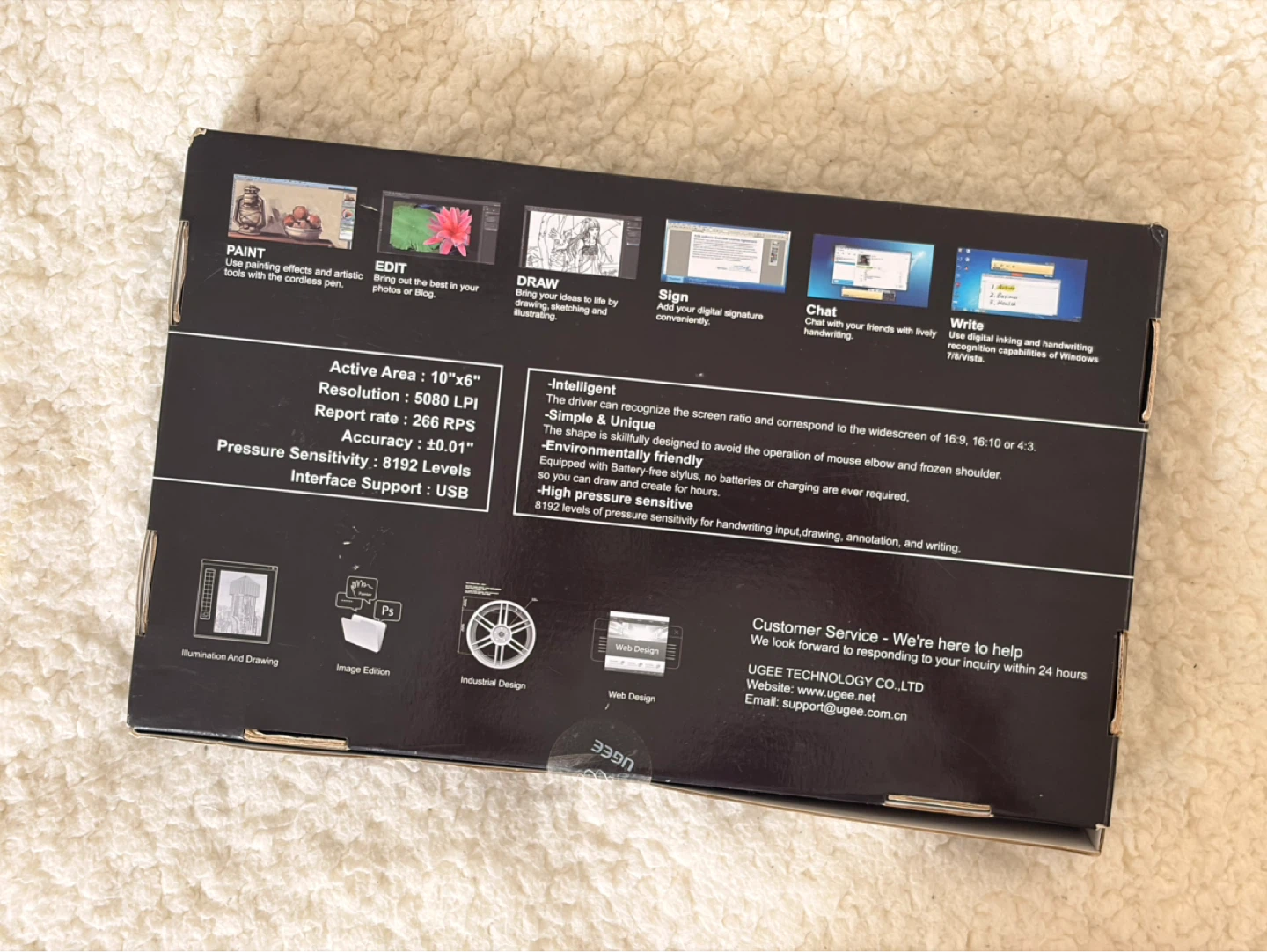 UGEE M708 Graphics Tablet New - photo 2