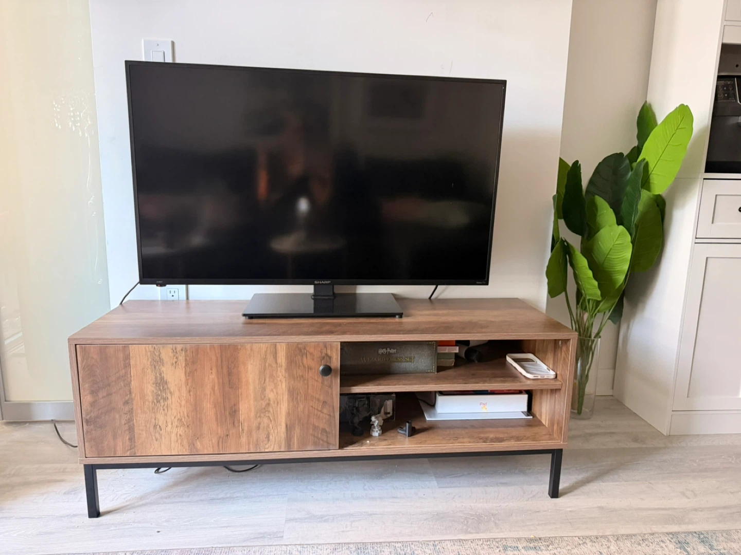 HOMCOM Retro TV Stand Media Console