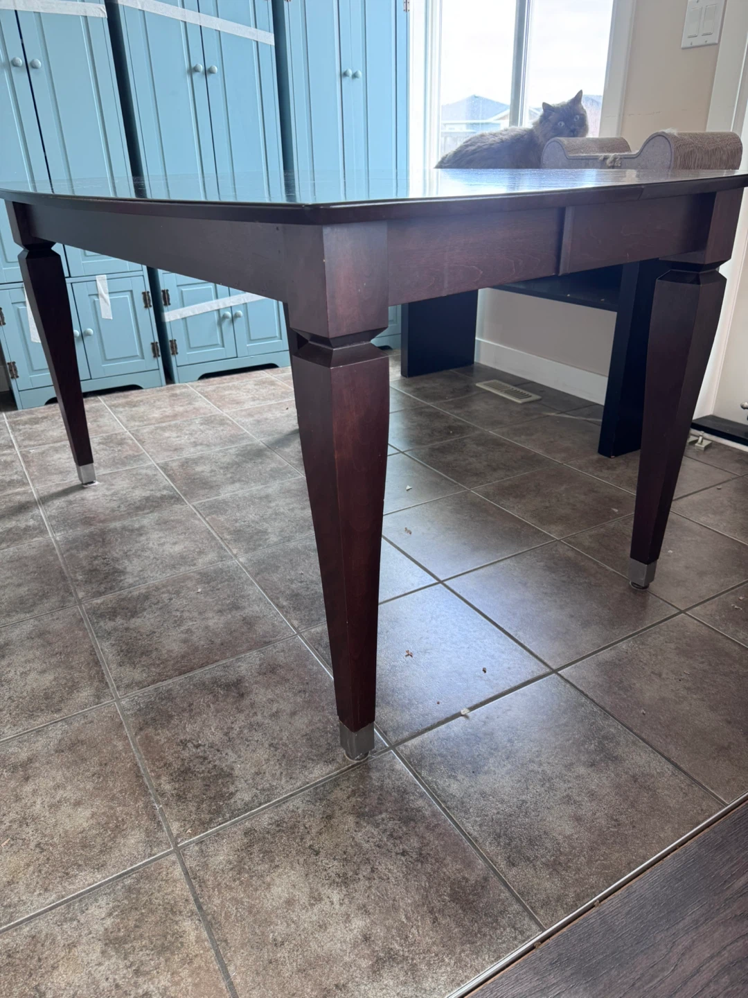 Dark Wood Dining Table