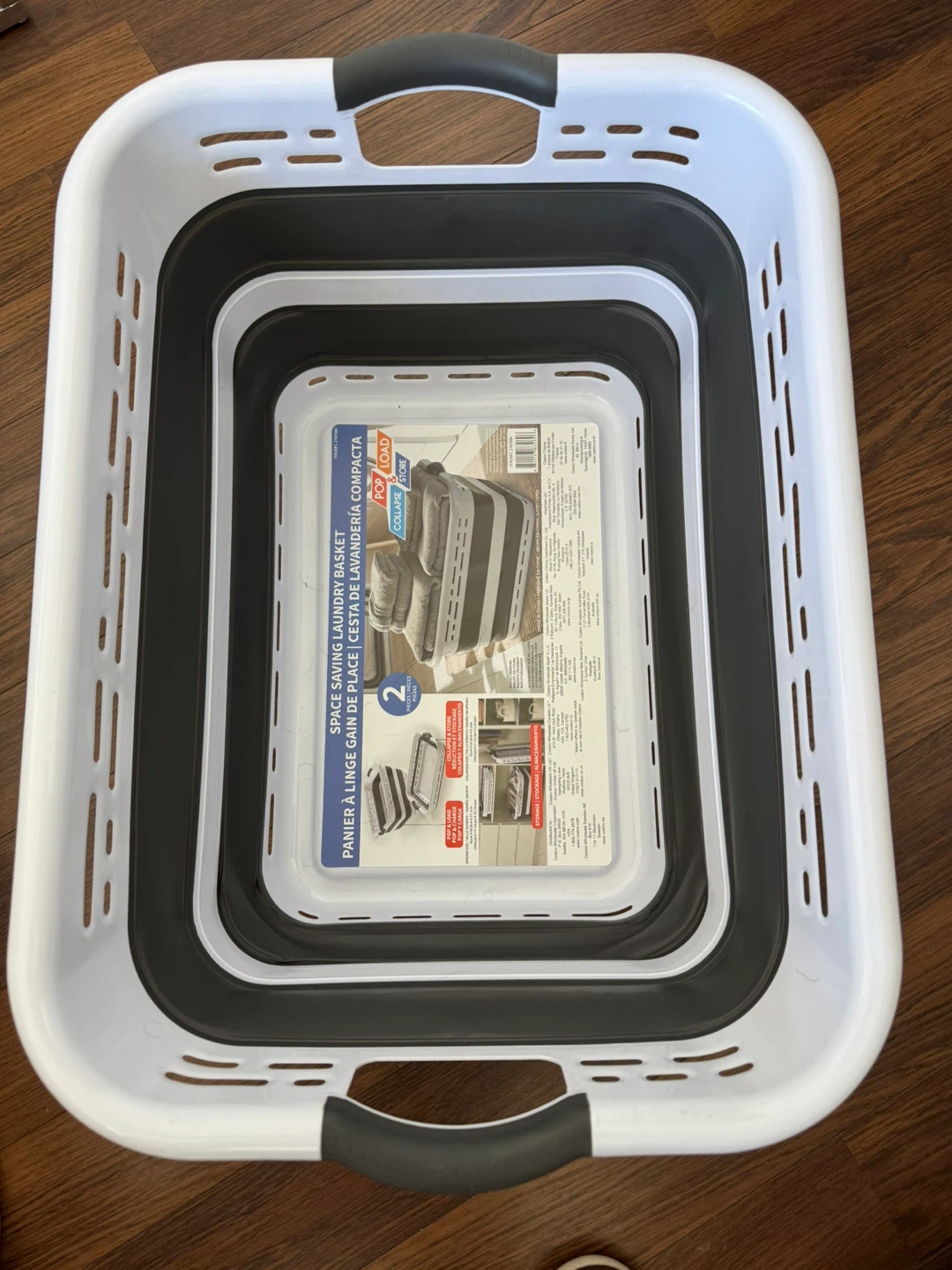 Space Saving Laundry Basket - Pop & Store