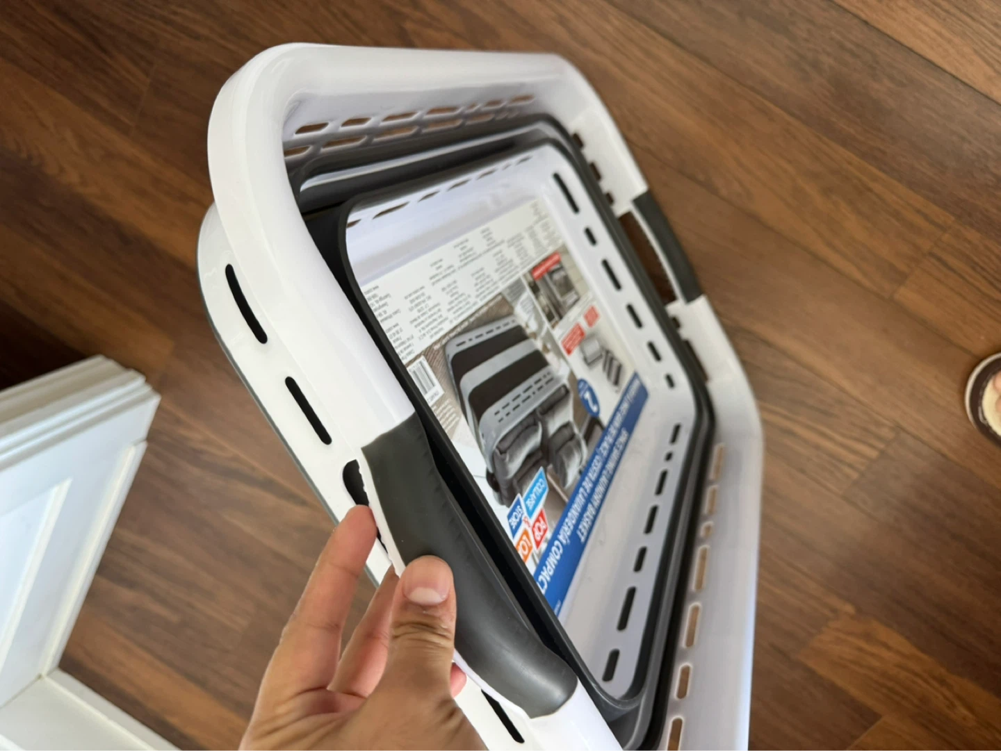 Space Saving Laundry Basket - Pop & Store - photo 2