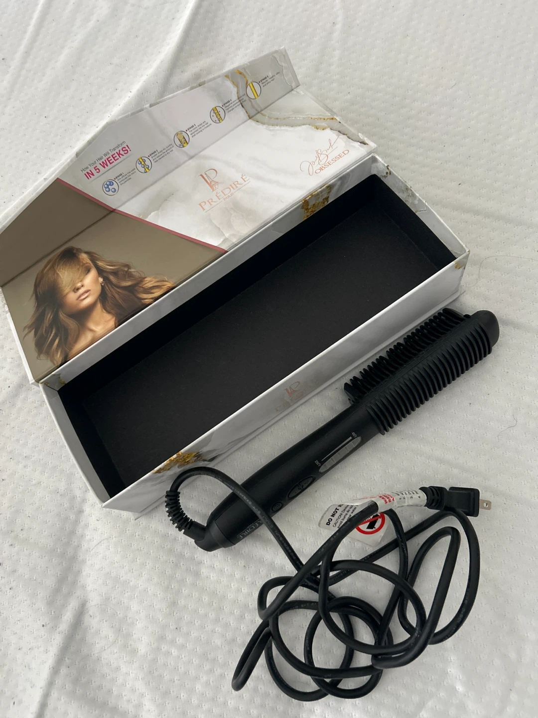 PREDIRÉ Paris Multi-Purpose Ceramic Hair Straightener Brush
