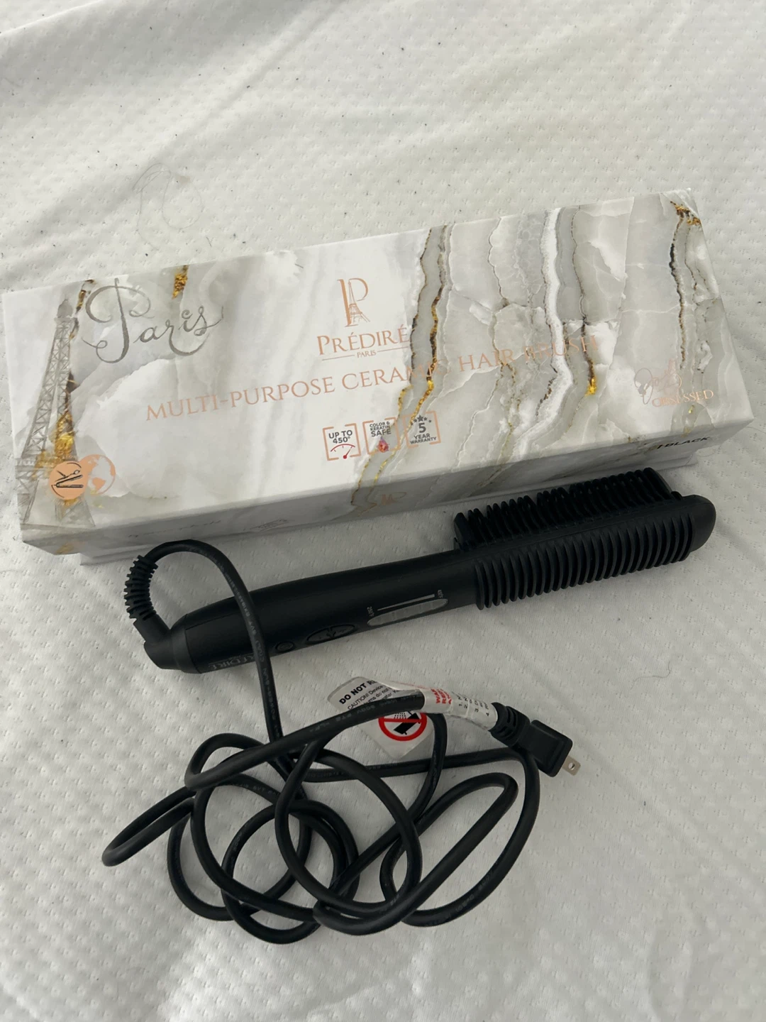 PREDIRÉ Paris Multi-Purpose Ceramic Hair Straightener Brush - photo 2