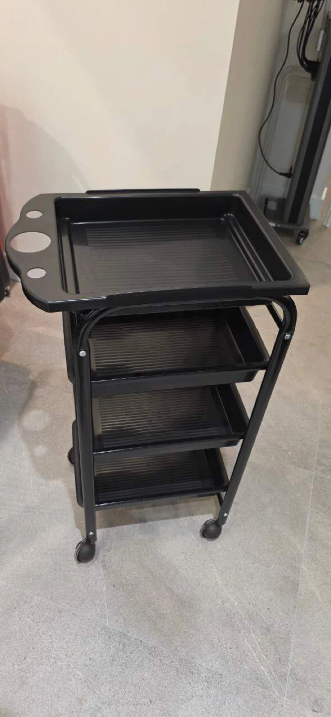 Black Salon Trolley Cart