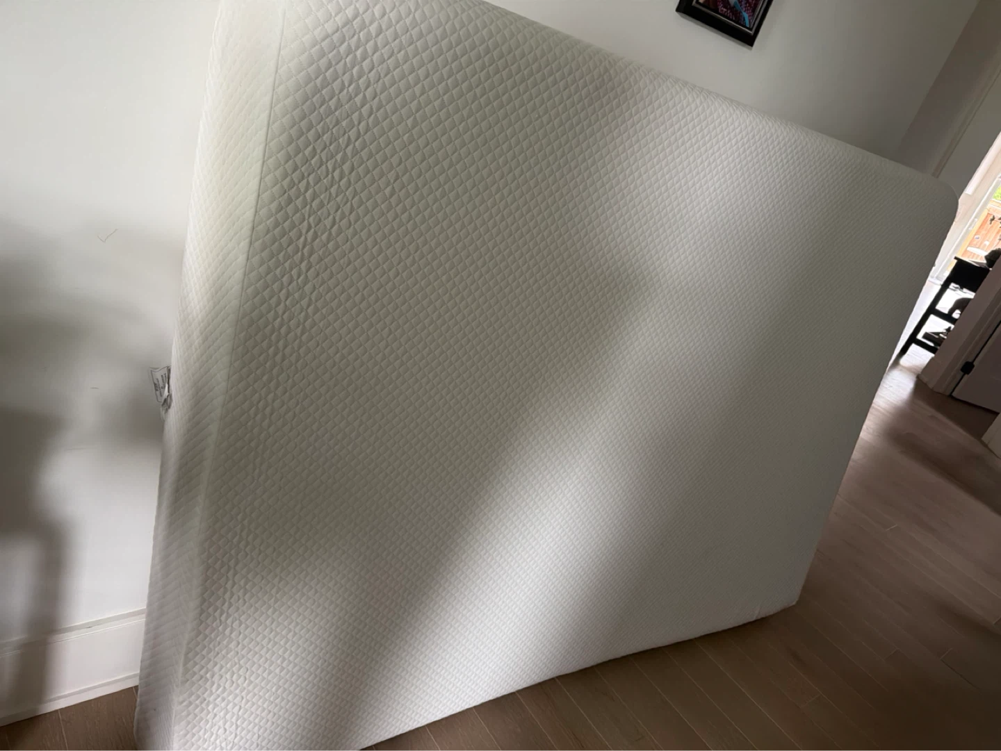 Grey Velvet Bed Frame with LED Lights - photo 4