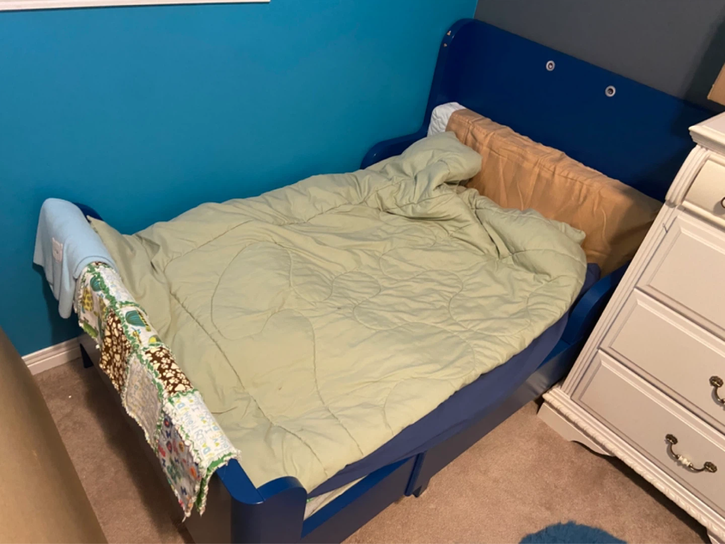 IKEA BUSUNGE Extendable Bed - Blue - photo 2