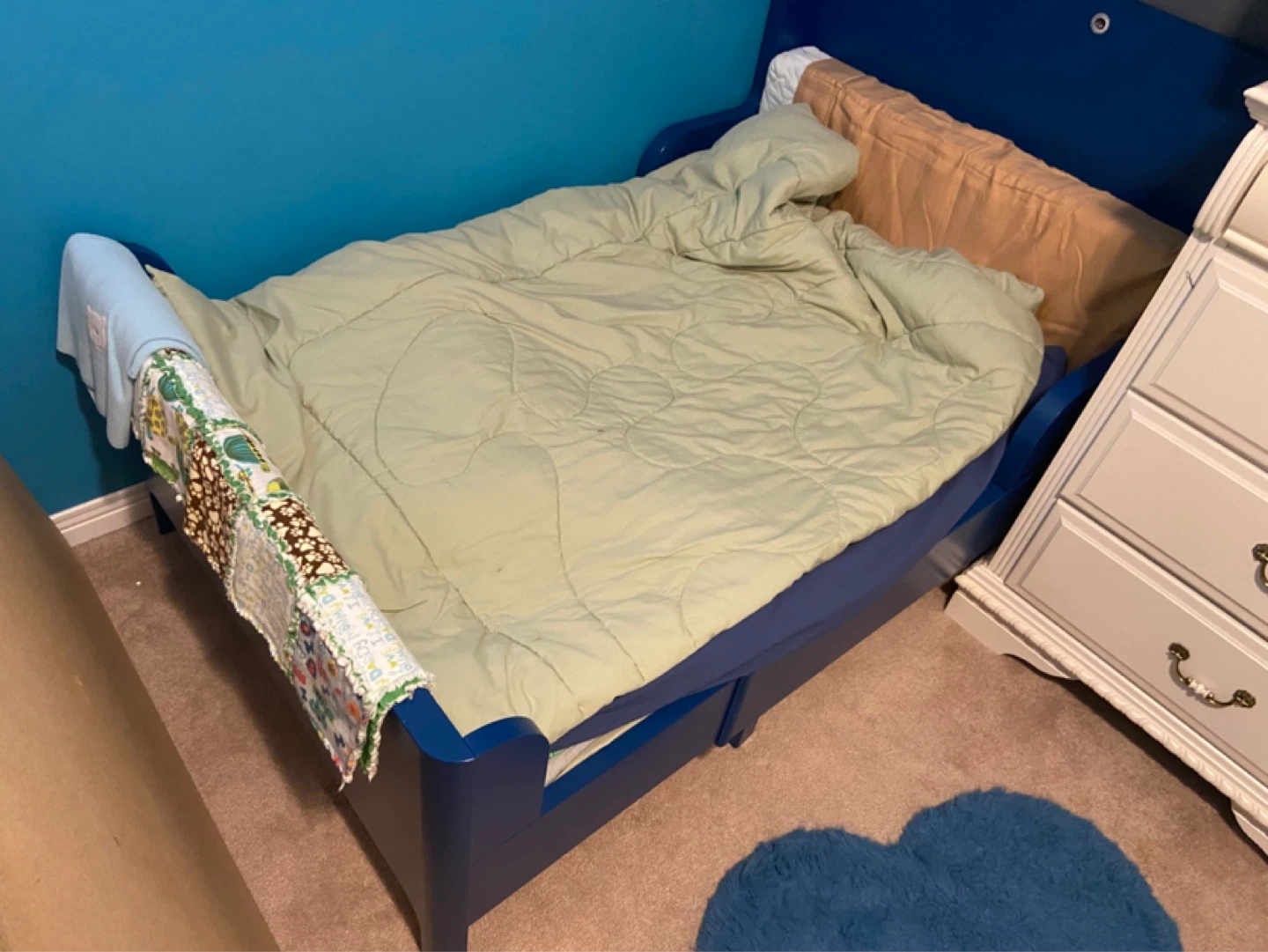 IKEA BUSUNGE Extendable Bed - Blue - photo 3