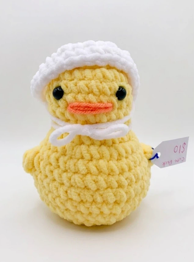 Handmade Crochet Duck Plush Toy - photo 3