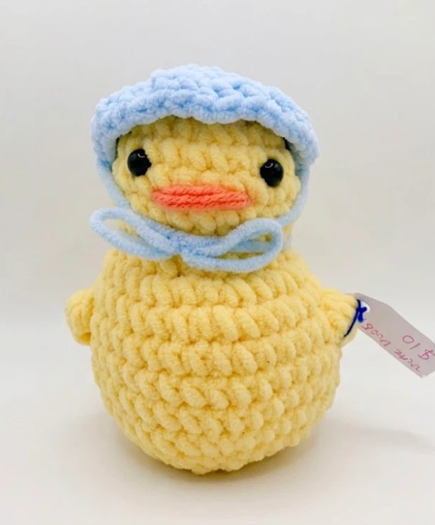 Handmade Crochet Duck Plush Toy - photo 4