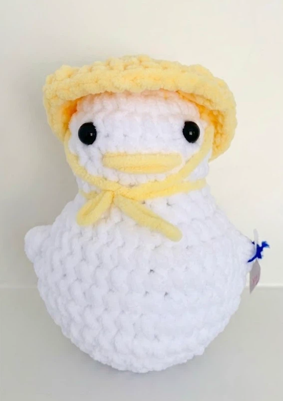 Handmade Crochet Duck Plush Toy - photo 5