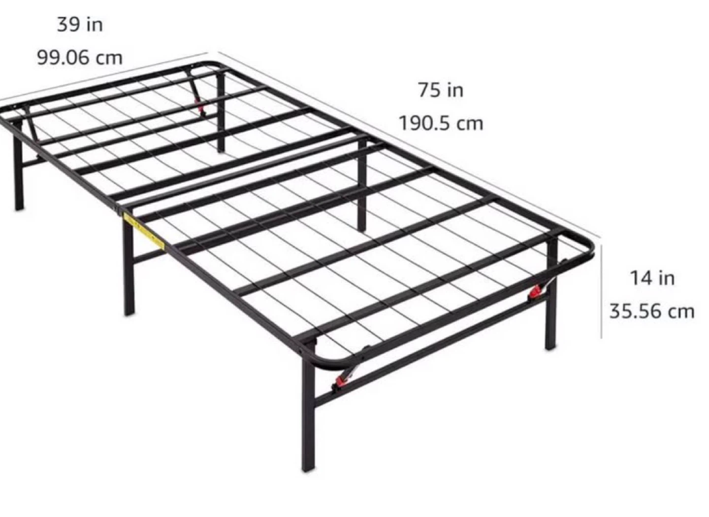 Foldable Metal Bed Frame - photo 2