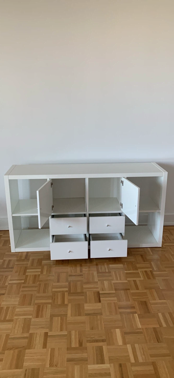 Brand new KALLAX Shelving Unit w/ Drawers & Cabinets / TV Stand - photo 2