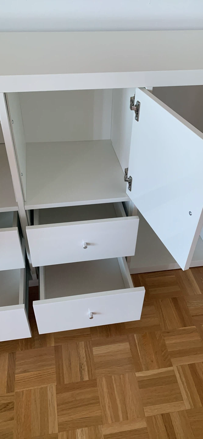 Brand new KALLAX Shelving Unit w/ Drawers & Cabinets / TV Stand - photo 4