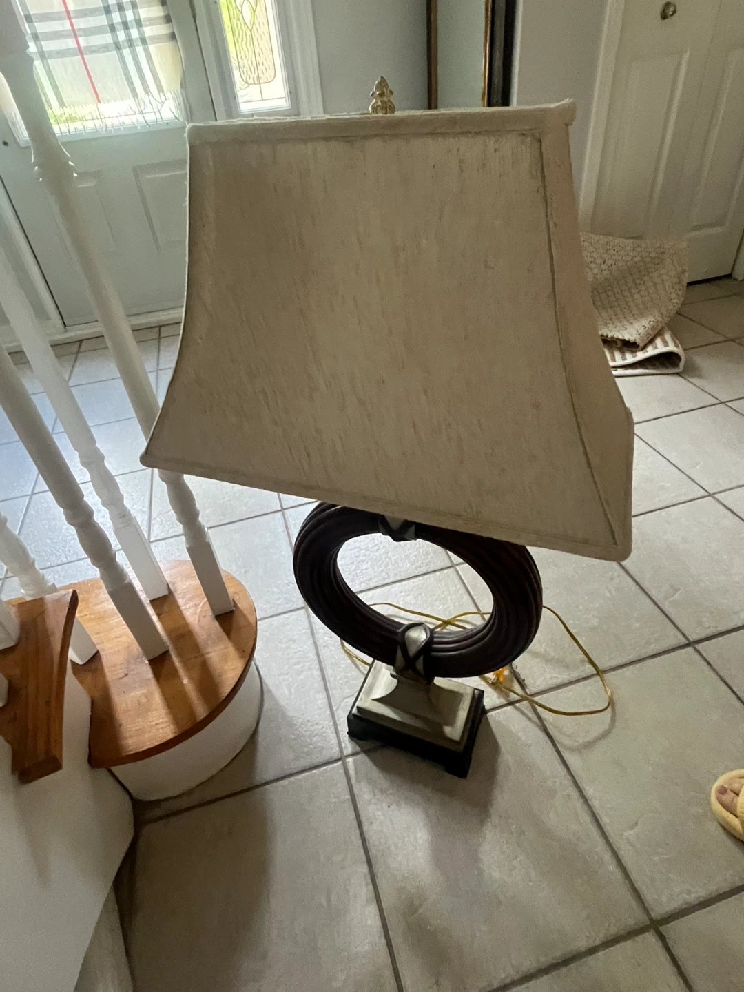 Table Lamp with Fabric Shade - photo 2