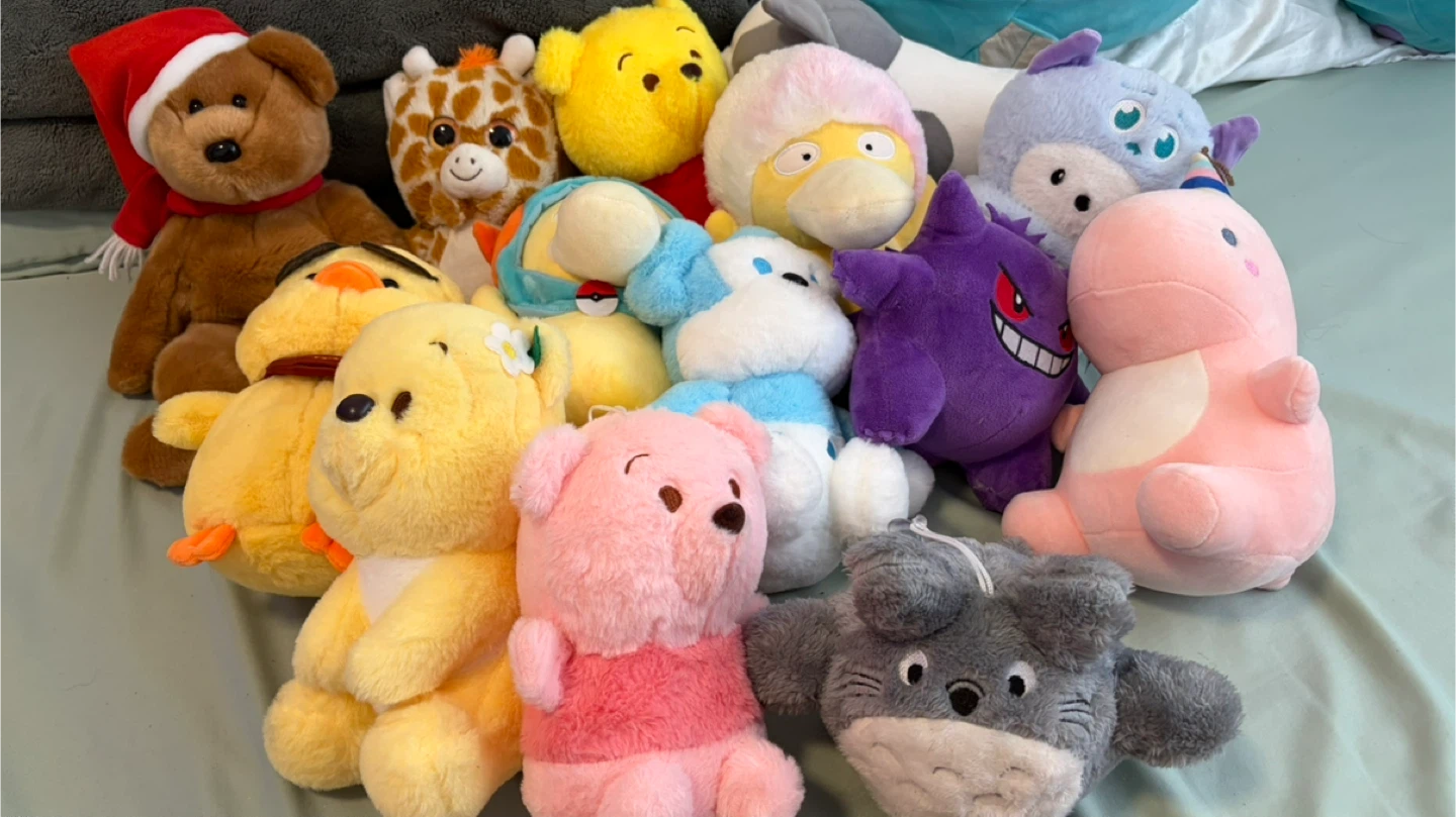Assorted Stuffed Plush Toys